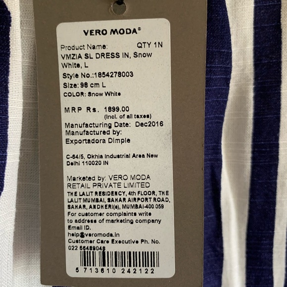 NWT Vero Moda Mini Dress - Picture 4 of 6